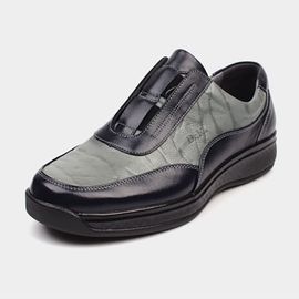 [Dr.K] Men's Comfort Slip-on Healing15 NAVY-Sneakers with Arch Support, Walking Shoes for Foot and Heel Pain Relief-Made in Korea